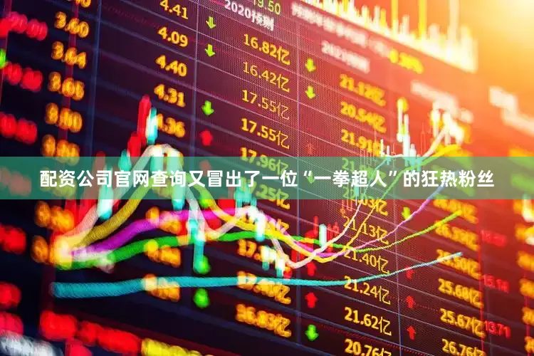 配资公司官网查询又冒出了一位“一拳超人”的狂热粉丝